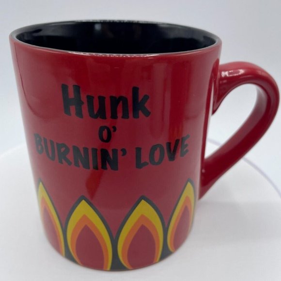Elvis Presley Coffee Tea Mug Hunk O Burnin' Love, It's Good to be the King Cup - Picture 1 of 7